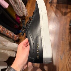 COMMON PROJECTS Black Leather Women’s Sneakers